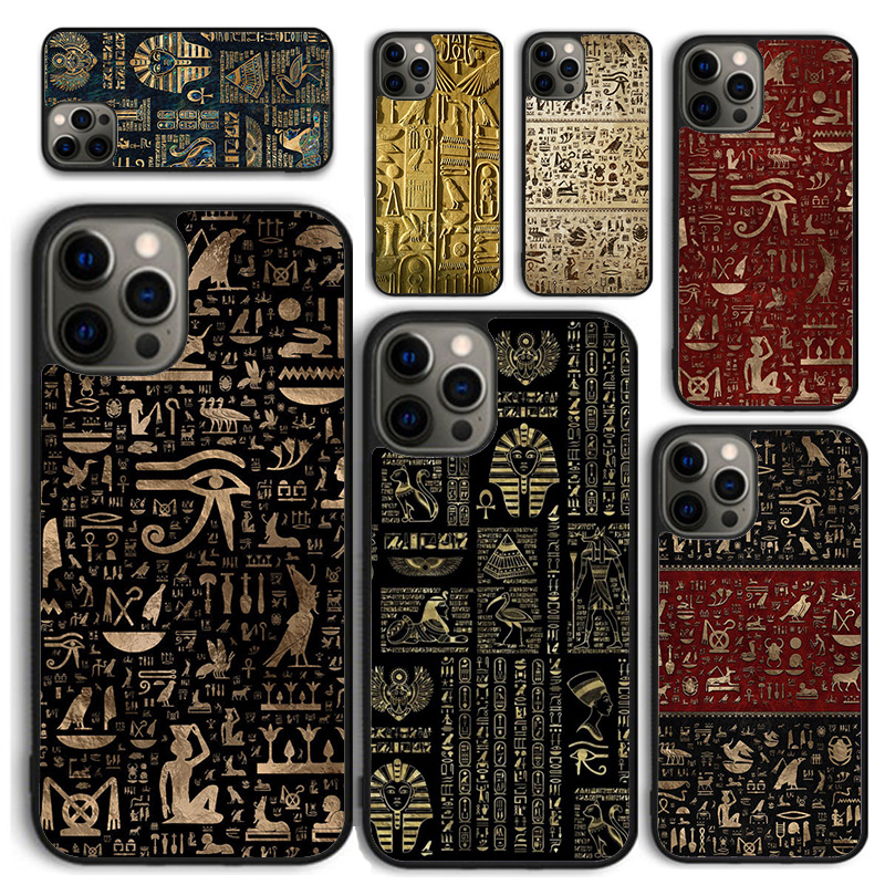 Pc Gaming Egypt - เคสโทรศัพท์ลายอักษรวิจิตรอียิปต์โบราณ สำหรับ iPhone 17 Air 16