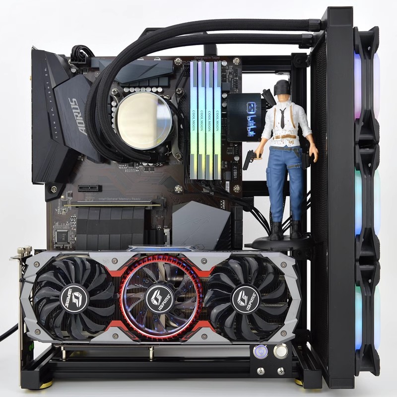 MOD ATX เปิด PC กรอบสําหรับ IT - Pc Gaming Center บทวิจารณ์และราคา