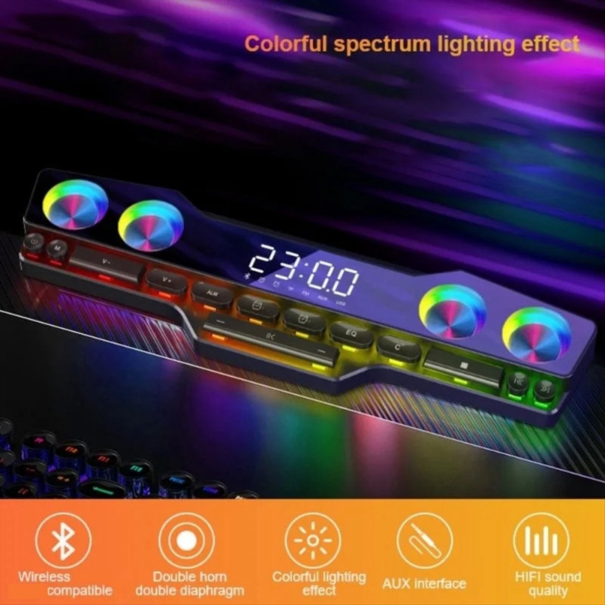 DTC5 V18 ลำโพงสีสันสดใส คอมพิว - Gaming Speaker บทวิจารณ์และราคา