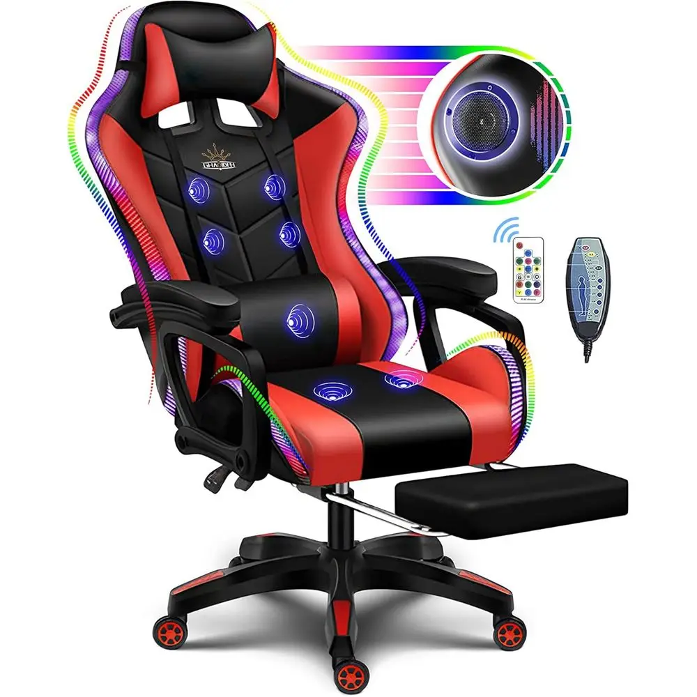 เก้าอี้เกมมิ่งพนักพิงสูงตามหลั - Gaming Speaker บทวิจารณ์และราคา