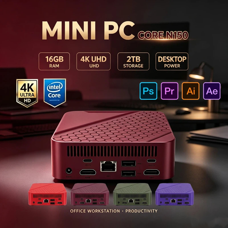 มินิพีซีพกพาสีสันสดใส Intel Ce - Pc Gaming Editing บทวิจารณ์และราคา