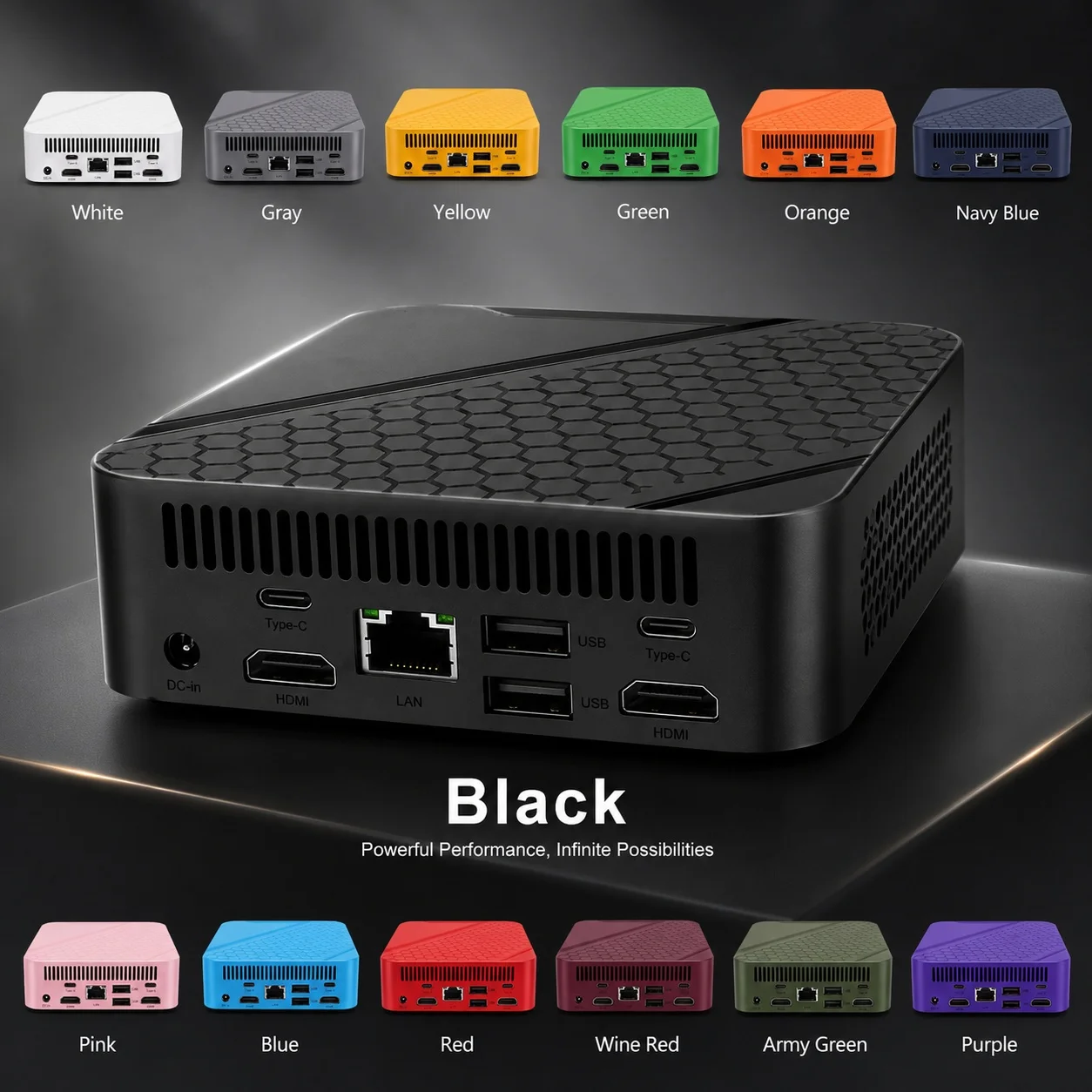 มินิพีซีพกพาสีสันสดใส Intel Ce - Pc Gaming Editing บทวิจารณ์และราคา