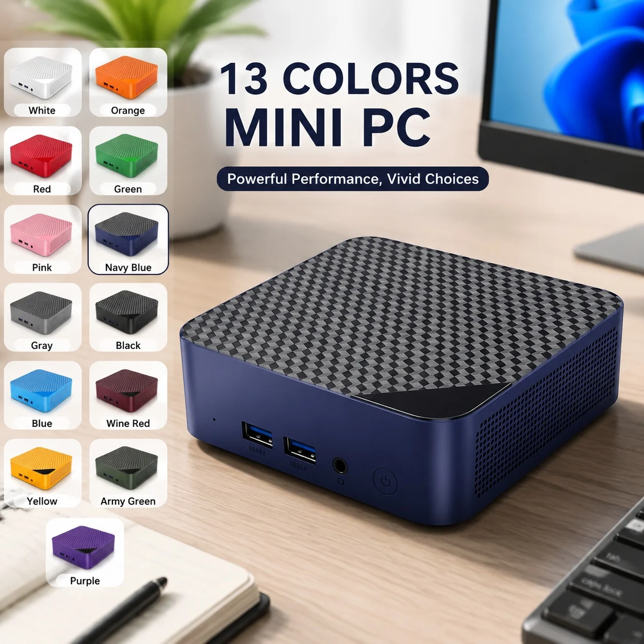 มินิพีซีพกพาสีเทา Intel Celero - Pc Gaming Editing บทวิจารณ์และราคา