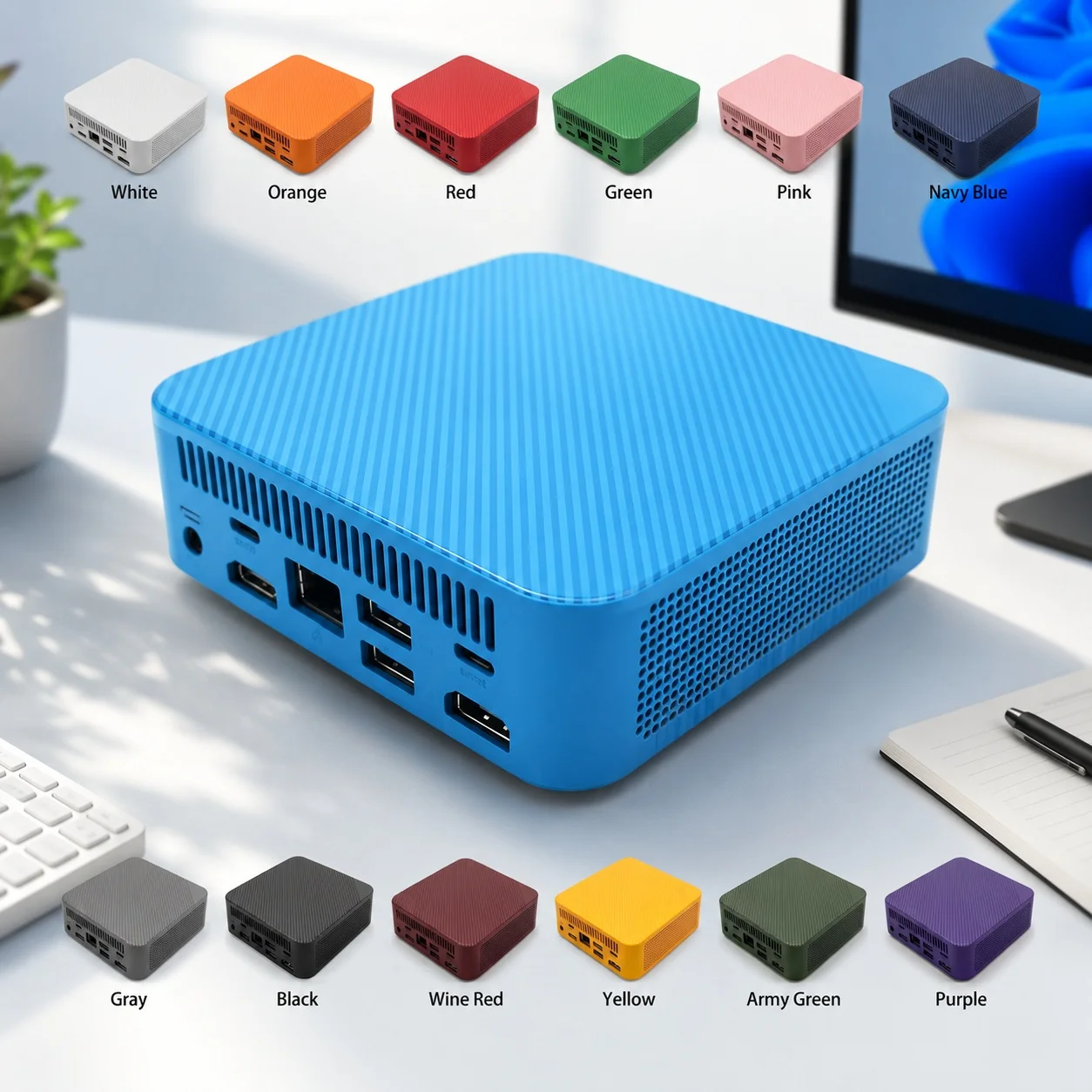 มินิพีซีสีสันประสิทธิภาพสูง In - Pc Gaming Editing บทวิจารณ์และราคา