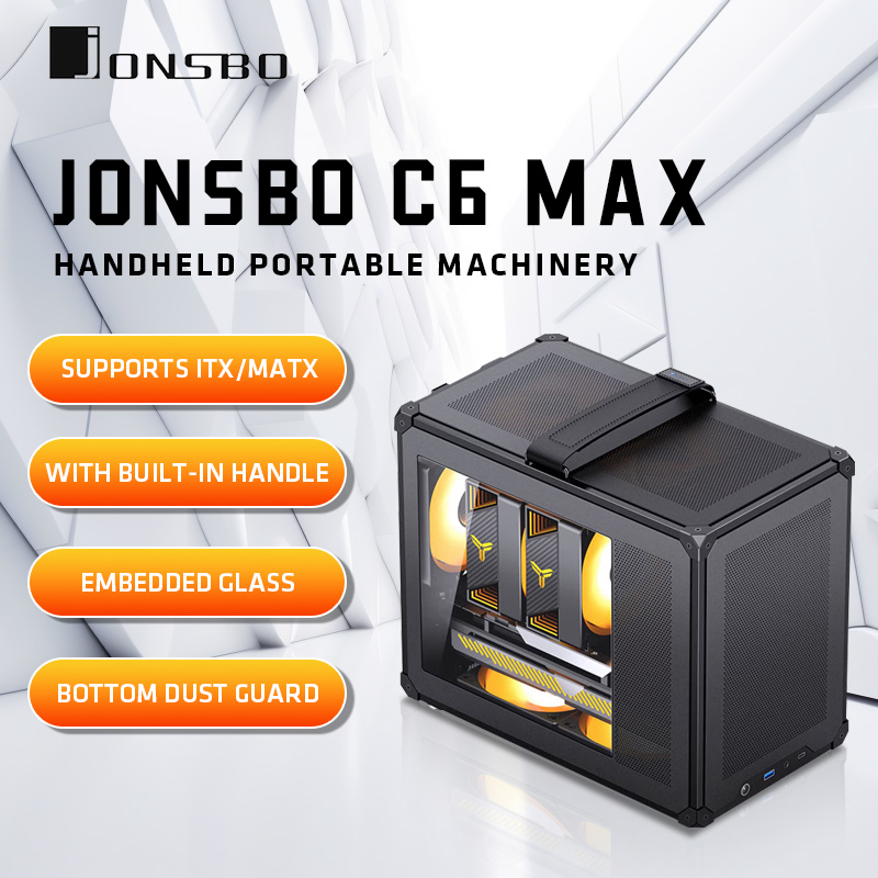 เคส JONSBO C6 MAX Mesh Handle  - Pc Gaming Center บทวิจารณ์และราคา